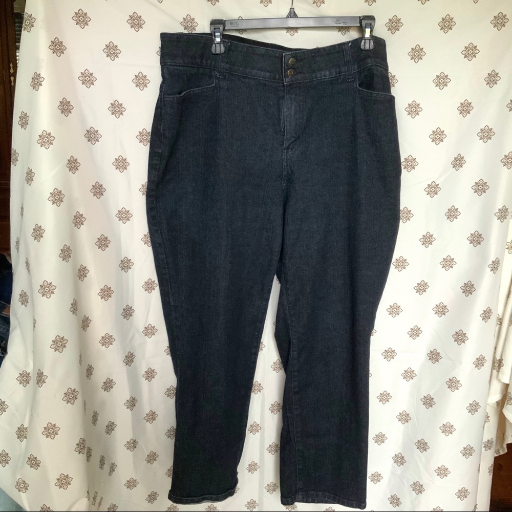 Fashion Bug Black Stretch Jeans Wm 18WP